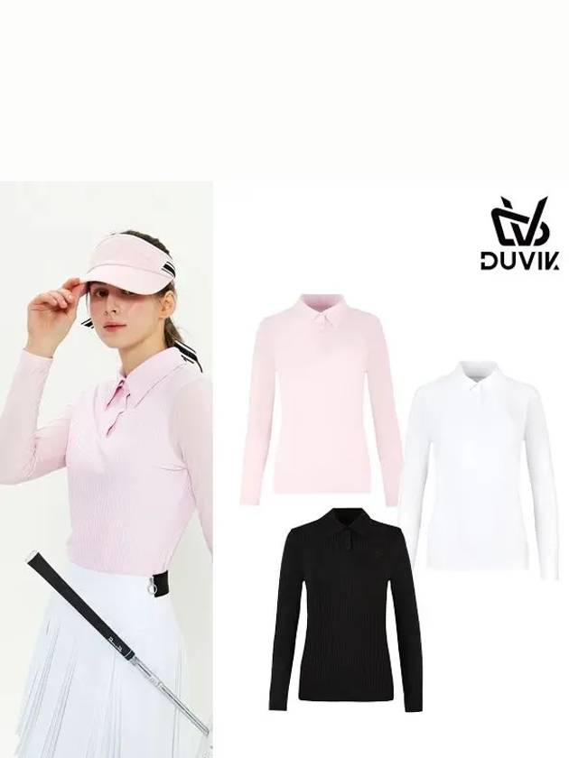 wide collar cold long sleeve t-shirt DD2WTS102BK - DUVIK - BALAAN 2