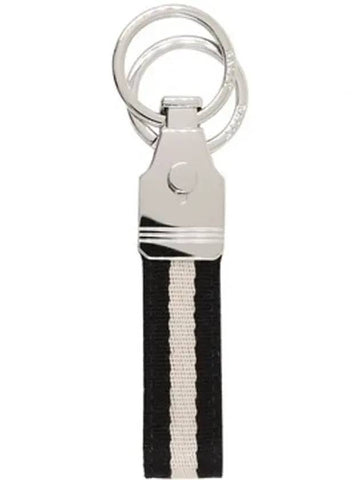 Liron Double Key Holder Silver - BALLY - BALAAN 1