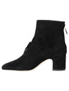 Women's Maxi Maxi Charm Suede Walker Boots Black - LORO PIANA - BALAAN.