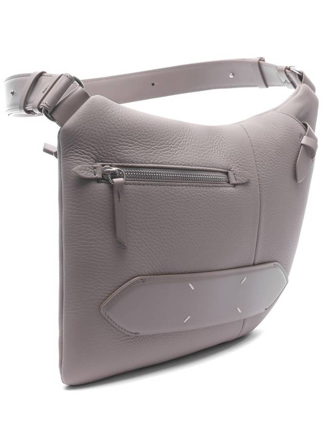 5Ac Leather Cross Bag Grey - MAISON MARGIELA - BALAAN 4