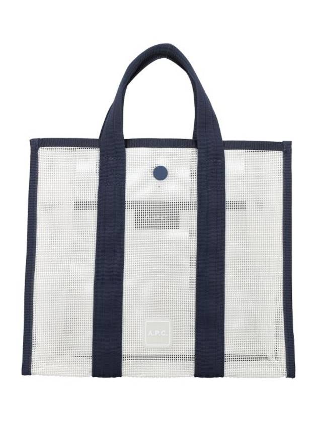 Cabas Louis Small Shopper Tote Bag White - A.P.C. - BALAAN 1