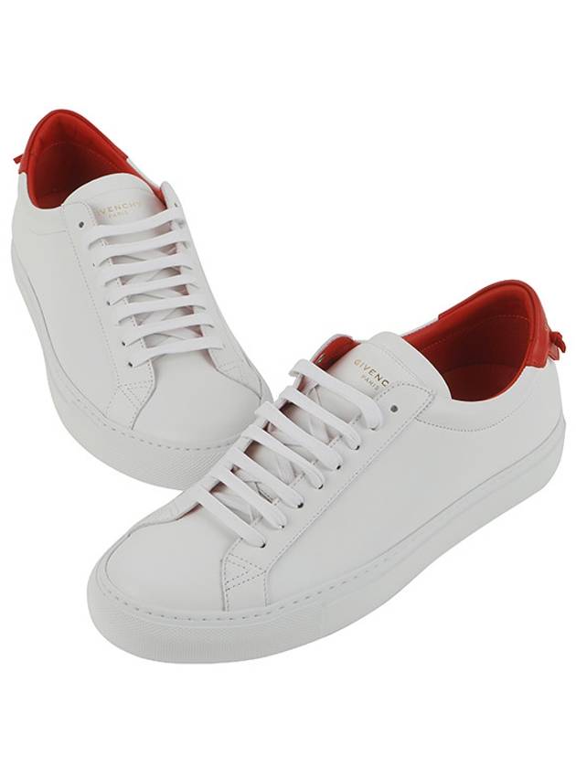 Urban Street Red Tab Low Top Sneakers White - GIVENCHY - BALAAN 4