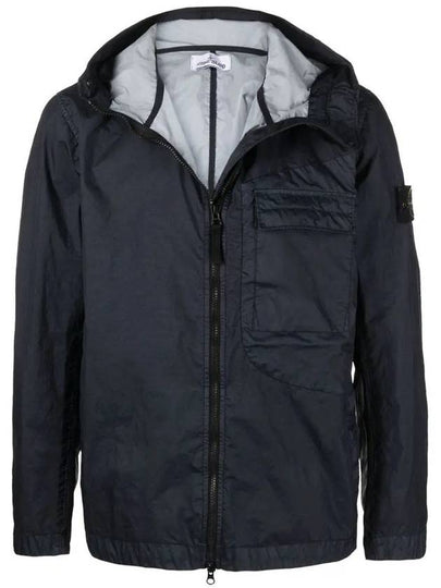 Waffen Patch Membrana Hooded Jacket Navy - STONE ISLAND - BALAAN 2