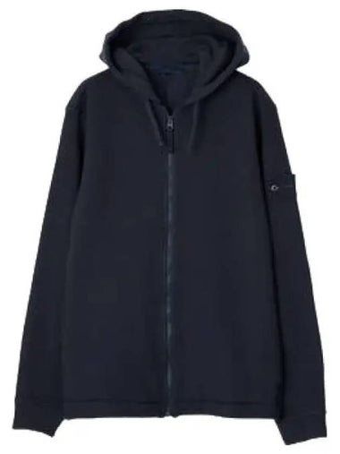 Ghost Piece Cotton Wool Fleece Hooded Zip Up Oversized Fit - STONE ISLAND - BALAAN 1