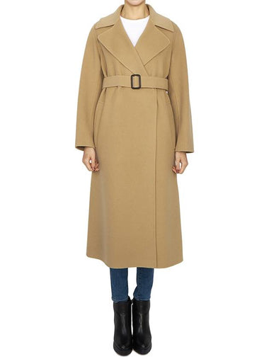 Manu Single Coat Beige - MAX MARA - BALAAN 1