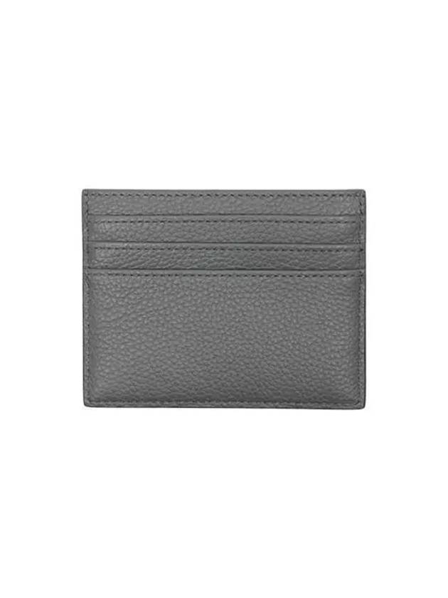 Classic Grain Leather Zipped Card Holder Charcoal - MULBERRY - BALAAN 3