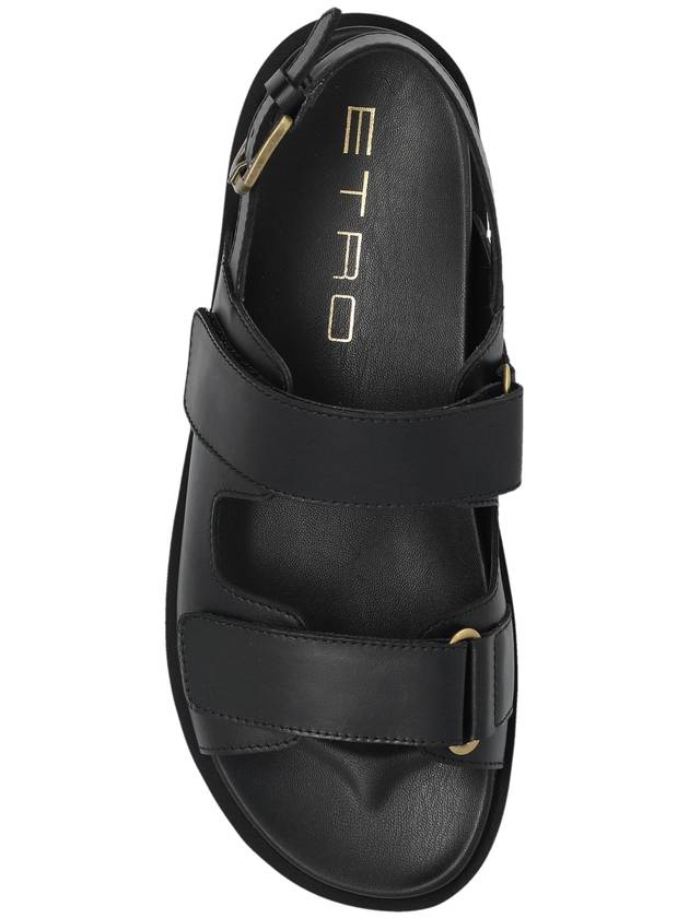 Etro Leather Sandals, Men's, Black - ETRO - BALAAN 6