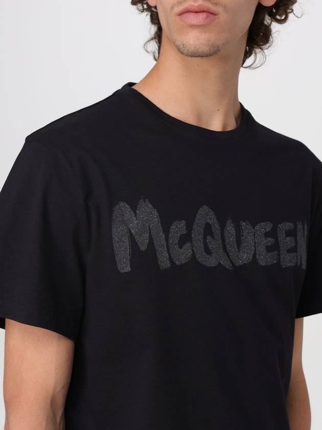 T-shirt con logo alexander mcqueen - ALEXANDER MCQUEEN - BALAAN 5