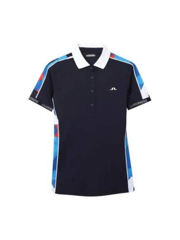 Golf Women's Damai Polo Shirt JL Navy - J.LINDEBERG - BALAAN 2