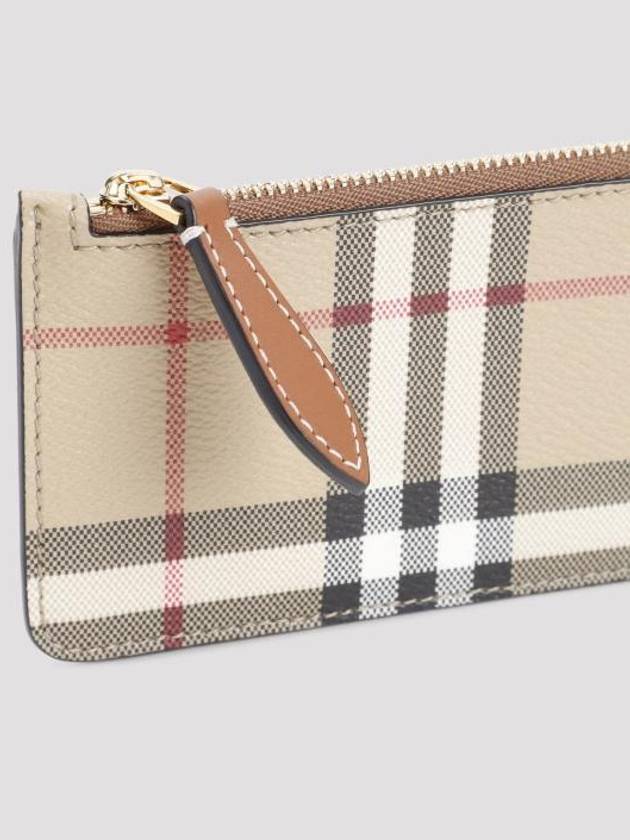 Check Card Wallet Archive Beige - BURBERRY - BALAAN 4