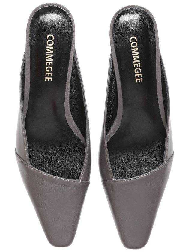 Asymmetry Mules Grey - COMMEGEE - BALAAN 7