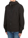 Shell R Goggle Hooded Jacket Black - CP COMPANY - BALAAN 4