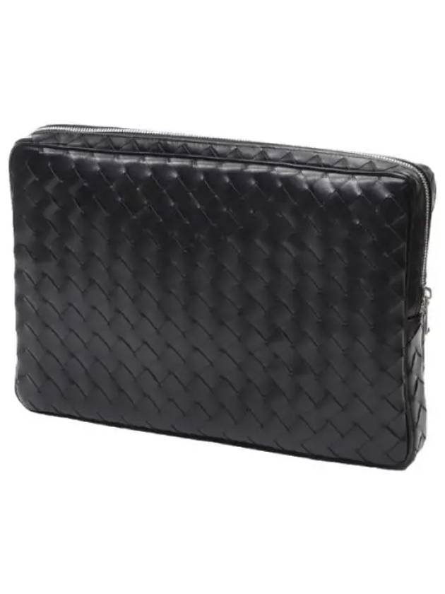 Intrecciato Zipper Laptop Sleeve Men s Clutch Bag - BOTTEGA VENETA - BALAAN 1