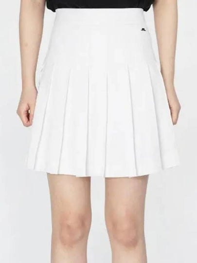 Women's Adina Golf Skirt White - J.LINDEBERG - BALAAN 2