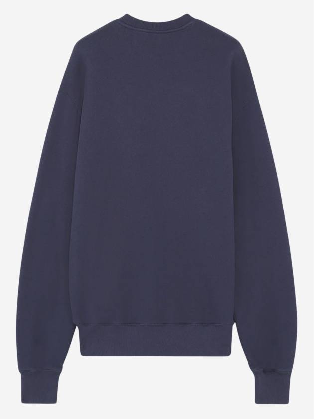 Fox Cotton Sweatshirt Navy - MAISON KITSUNE - BALAAN 3