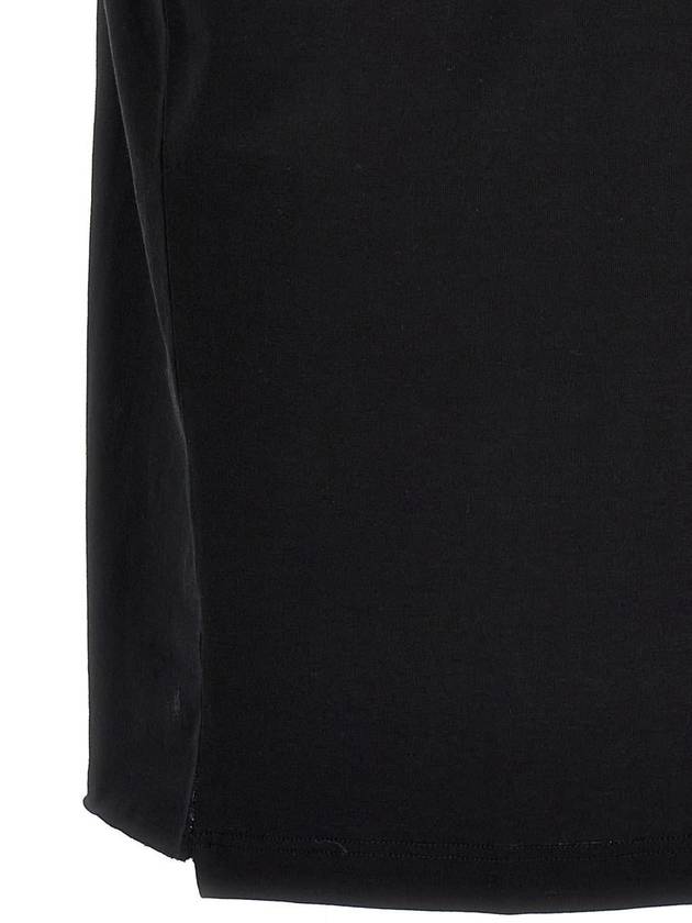 Men's Small Logo Short Sleeve T-Shirt Black - SAINT LAURENT - BALAAN 5