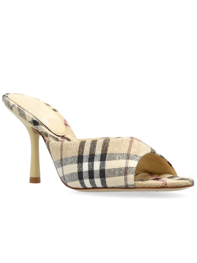 Burberry Heeled Sandals 'Mews', Women's, Beige - BURBERRY - BALAAN 4