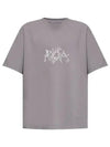 Logo graphic boxy short sleeve t shirt RBMW0253JY21 GRY0026 - ROA - BALAAN 2