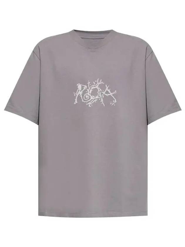 Logo graphic boxy short sleeve t shirt RBMW0253JY21 GRY0026 - ROA - BALAAN 2