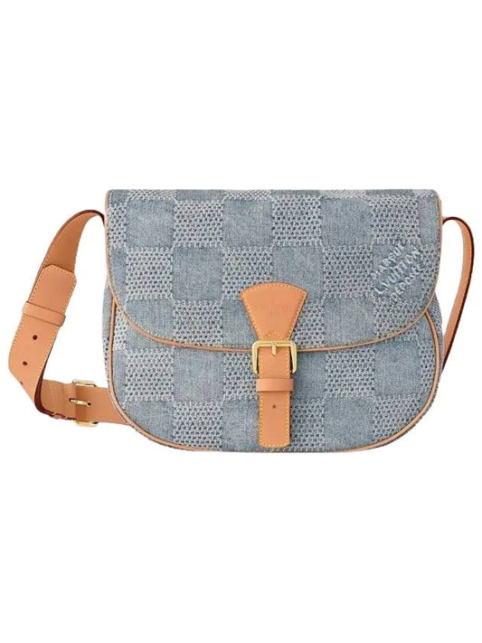 Montsouris MM Messenger Bag Blue - LOUIS VUITTON - BALAAN 1