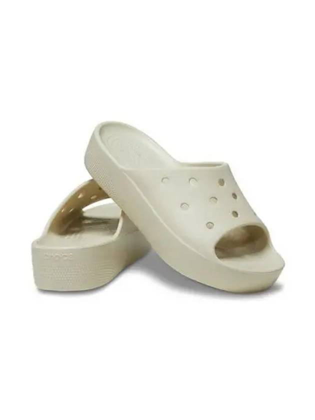 WOMEN S CLASSIC PLATFORM SLIDE BONE 23SWSL208180 - CROCS - BALAAN 1