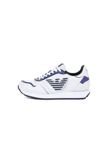 Women s Double Eagle Logo Sneakers Blue 270481 - EMPORIO ARMANI - BALAAN 1