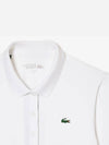 Women's Golf Performance Ultra Dry Short Sleeve Polo Shirt White - LACOSTE - BALAAN 3