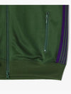 Poly Smooth Logo Track Jacket Ivy Green - NEEDLES - BALAAN 4