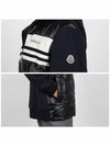 Logo Cotton Zip Up Hoodie Navy - MONCLER - BALAAN 6