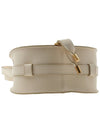 Marcie Saddle Small Grained Leather Cross Bag Ivory - CHLOE - BALAAN 6