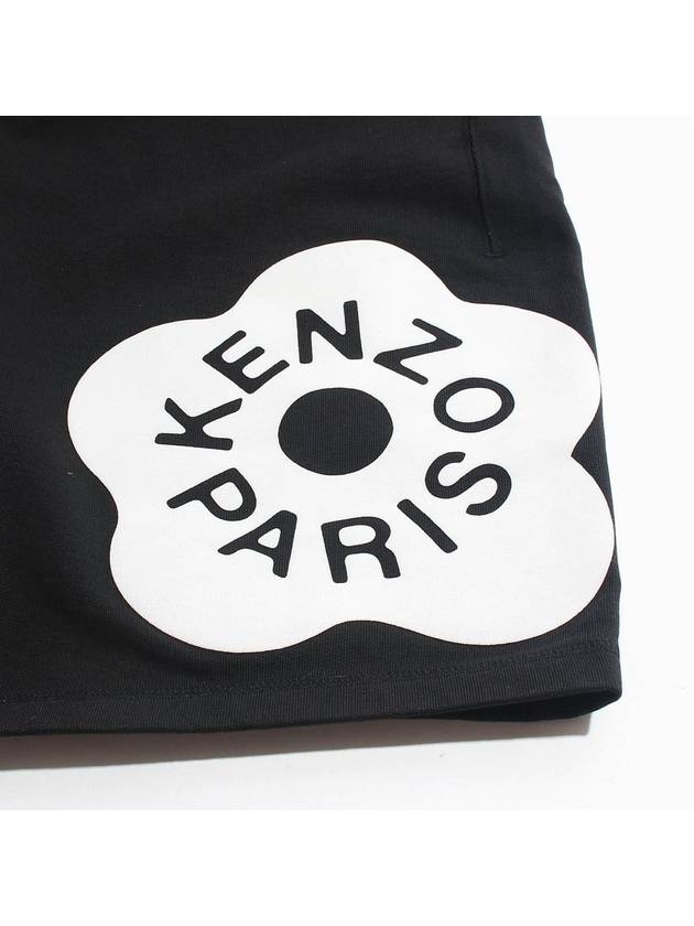 Boke Flower 2 0 Bermuda Shorts Black - KENZO - BALAAN.