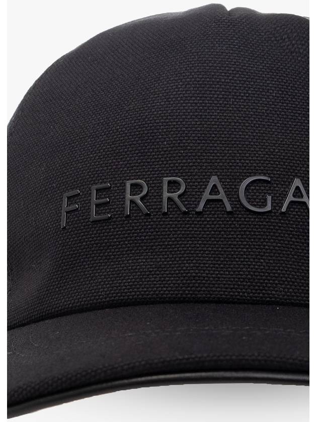 FERRAGAMO Baseball Cap, Men's, Black - SALVATORE FERRAGAMO - BALAAN 4