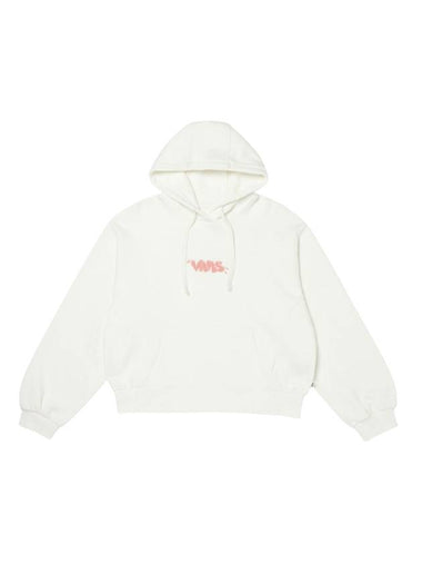 Logo Crop Hoodie Marshmallow - VANS - BALAAN 1