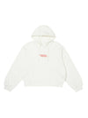 Logo Crop Hoodie Marshmallow - VANS - BALAAN 1