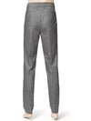 Men's Drawstring Virgin Wool Straight Pants Gray - BRUNELLO CUCINELLI - BALAAN 4