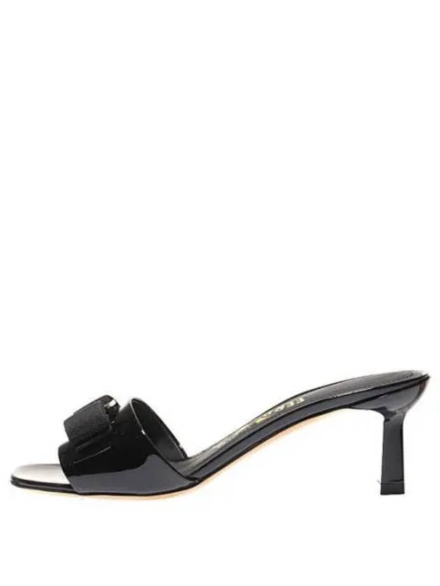 Vara Bow Sandal Heels Black - SALVATORE FERRAGAMO - BALAAN 2