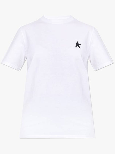 Black Star Collection Short Sleeve T-Shirt White - GOLDEN GOOSE - BALAAN 2