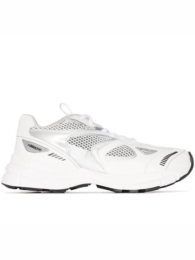 Marathon Runner Low Top Sneakers White Silver - AXEL ARIGATO - BALAAN 3