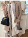 GG Jacquard Wool Silk Muffler Ivory - GUCCI - BALAAN.