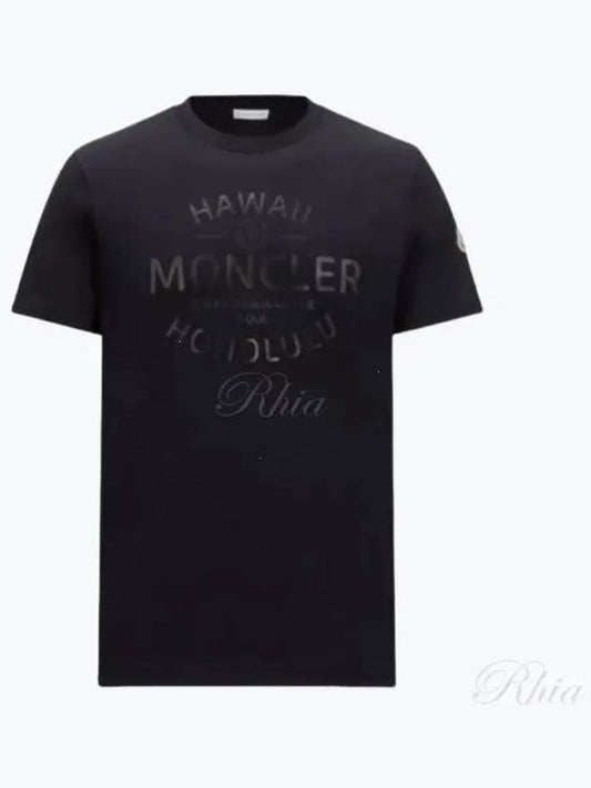 Men s short sleeved t shirt 8C00040 89AJS 999 - MONCLER - BALAAN 1