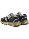 Dad-Star Mesh Nappa Leather Low Top Sneakers Black Ice Grey - GOLDEN GOOSE - BALAAN 4