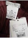 Pleats Please October 23 Monthly Color Pants JF143 Burgundy Brown Wine Pleated - ISSEY MIYAKE - BALAAN 4