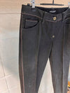 Women Gold Big Plate Jeans Black - DOLCE&GABBANA - BALAAN 5