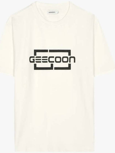 Big symbol logo printed short sleeve t shirt GEE236 102 white - GEECOON - BALAAN 2