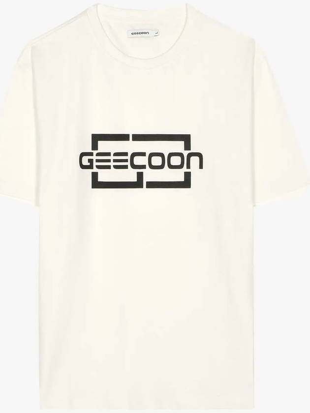 Big symbol logo printed short sleeve t shirt GEE236 102 white - GEECOON - BALAAN 3