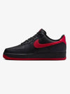 Air Force 1 07 M Black University Red FJ4146 002 - NIKE - BALAAN 2