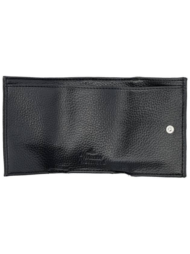 Envelope Biogreen Grain Half Wallet Black - VIVIENNE WESTWOOD - BALAAN 4