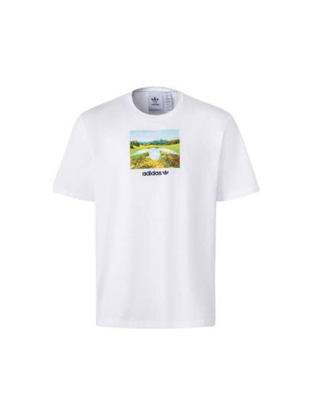 Day Graphic Short Sleeve T Shirt White - ADIDAS - BALAAN 2