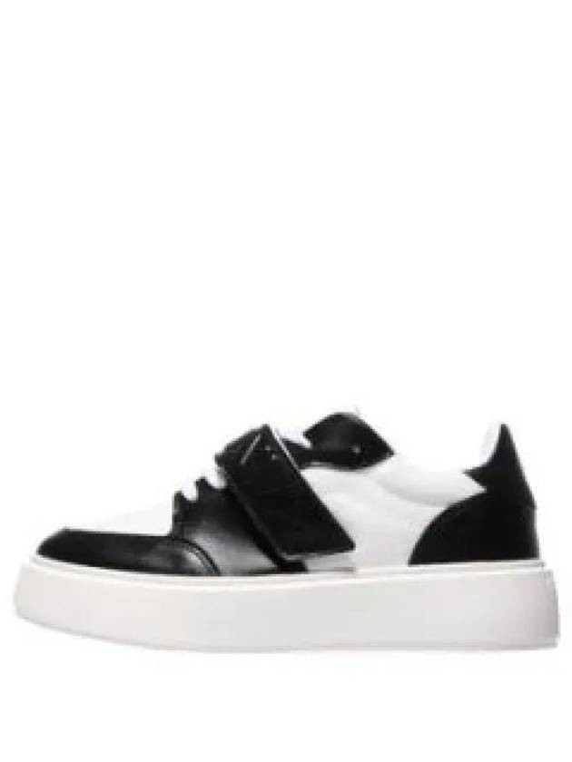 BLACKWHITE SPORTY MIX LOW TOP SNEAKERSS2066 025 Black and white sneakers 958608 - GANNI - BALAAN 1