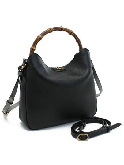 Diana Medium Shoulder Bag Black - GUCCI - BALAAN 2